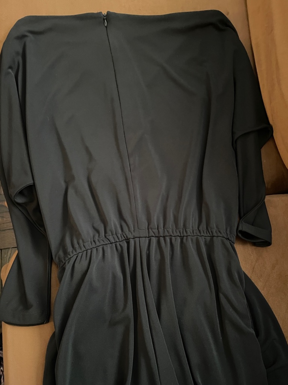 Lauren Ralph Lauren Black Wrap-Front Jumpsuit - Picture 4 of 4